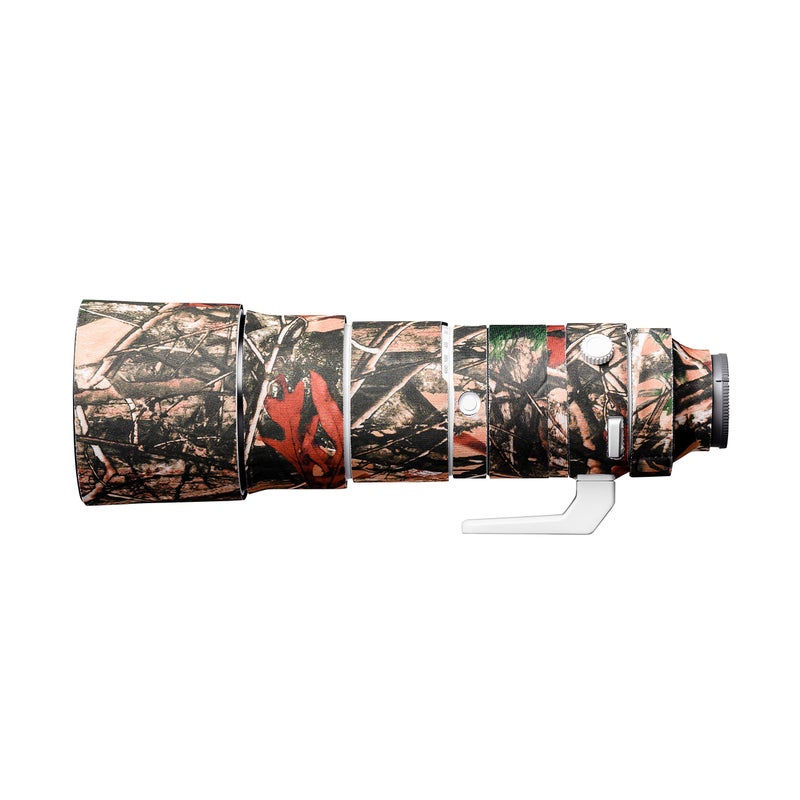 easyCover Lens protection Neoprene Lens Protection Camouflage Cover Cover compatible for Sony FE 200-600 F5.6-6.3 G OSS Forest camouflage